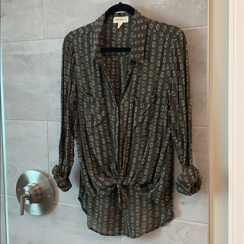 Cloth and Stone printed blouse